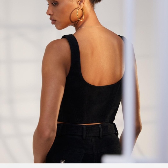 Babaton 1-01 cropped corset top - Picture 4 of 10